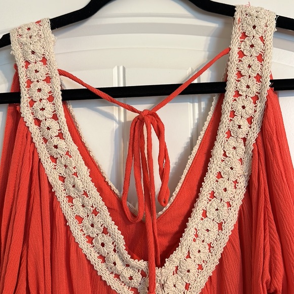 Altar’d State Blouse with Cut Out Shoulders - Picture 8 of 9